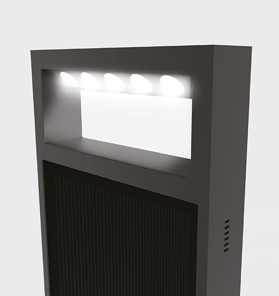 Photinus 3D Rendering Lampe