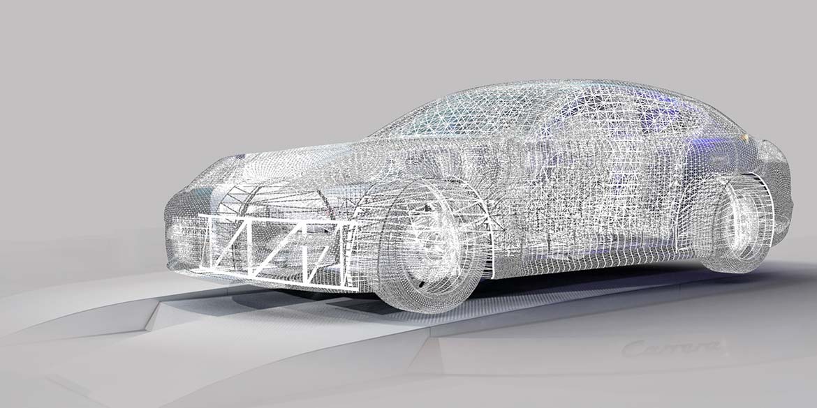 3D Rendering und Modeling Porsche Panamera